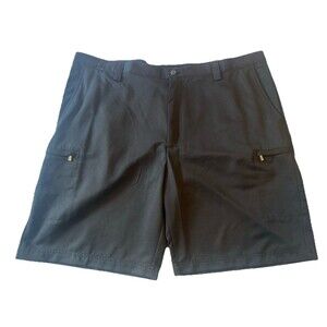 IZOD Golf XFG X-Treme Mens Chino Shorts, Black Stretch Size 42 NWT